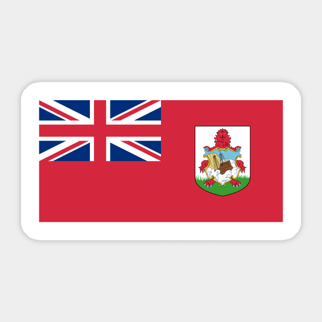 Bermuda Sticker by Wickedcartoons